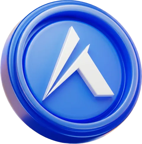 ATS Token 3D coin